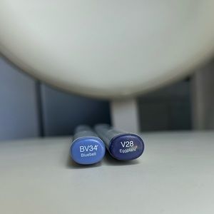 BV34, V28 Copic Sketch Markers (set of 2 - purple)